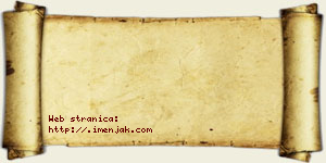 Adam Joksić vizit kartica